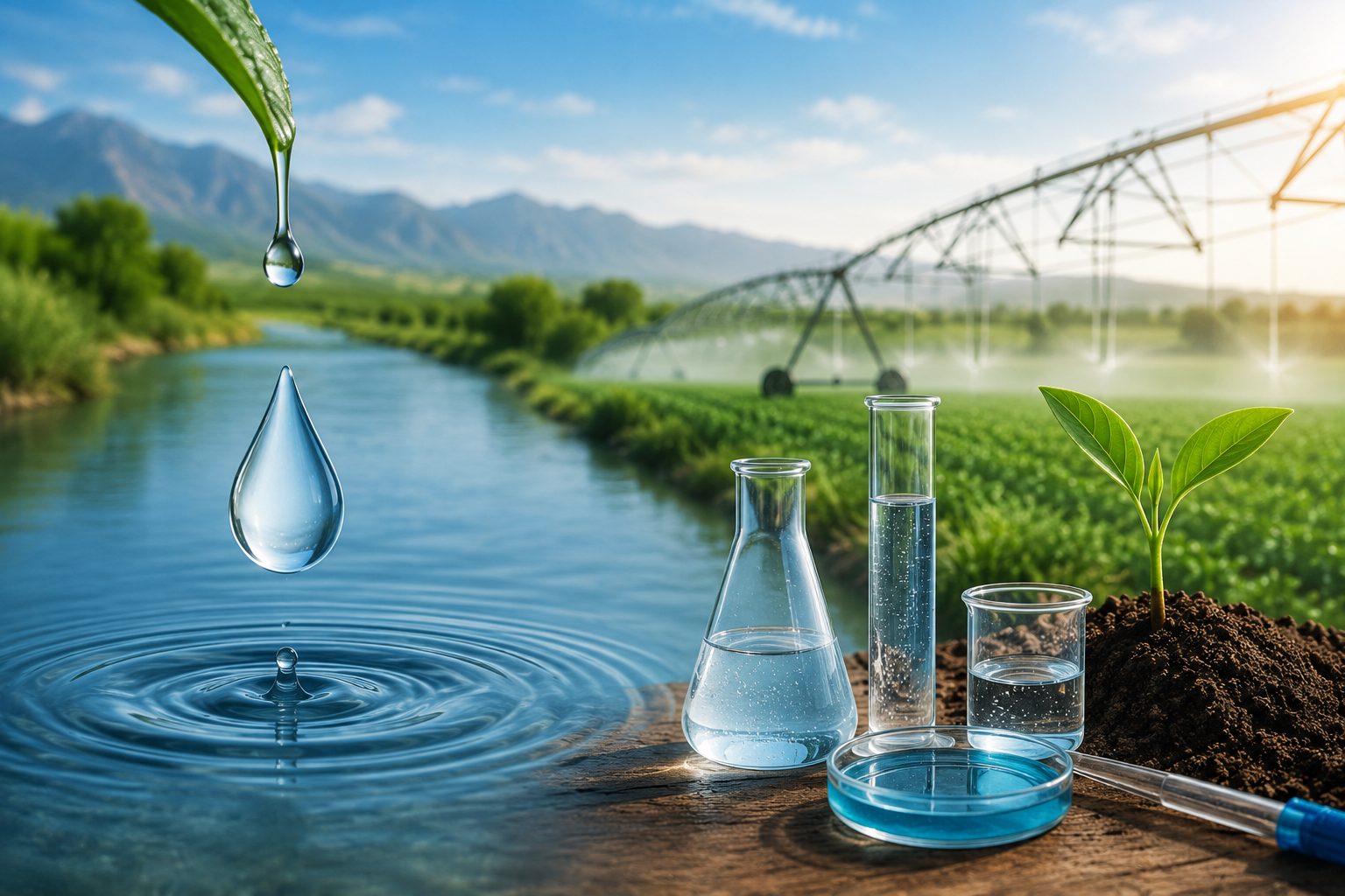 Qualité de l'eau en  agriculture et besoins  des plantes en eau Q01
